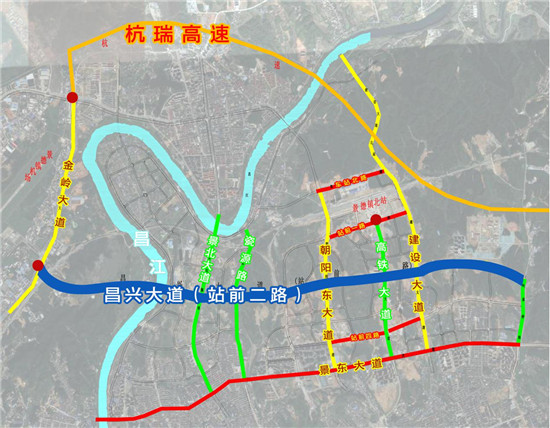 站二西延橋梁工程完成(chéng)主橋合攏