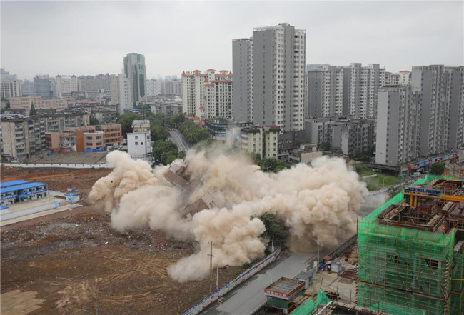 中渡口碼頭項目最後(hòu)一“爆”成(chéng)功 新地标景觀將(jiāng)再現舊址