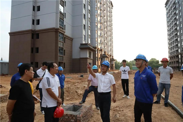 高曉雲到城投集團重點項目巡查